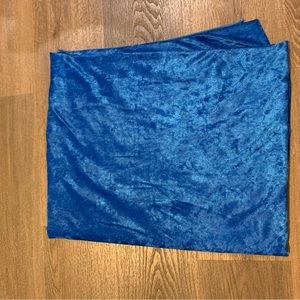 Glitterbug Crushed Panne Velvet Fabric Dark Blue